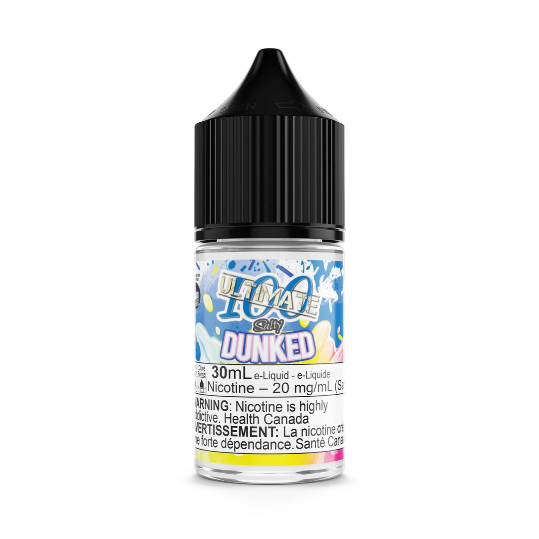 Dunked by Ultimate 100 Salt 30mL e-liquid bottle
