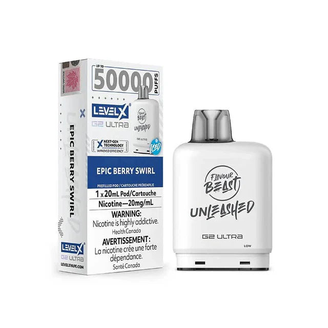 Level X - Ultra G2 Pods FB Unleashed (50k Puffs) (PROVINCIAL)