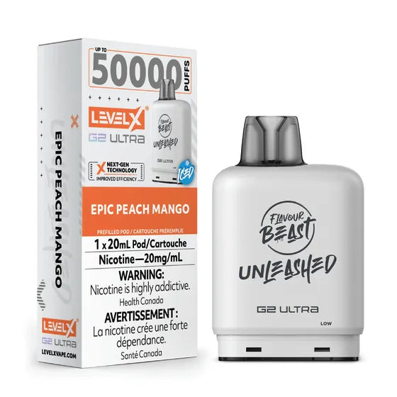 Level X - Ultra G2 Pods FB Unleashed (50k Puffs) (PROVINCIAL)