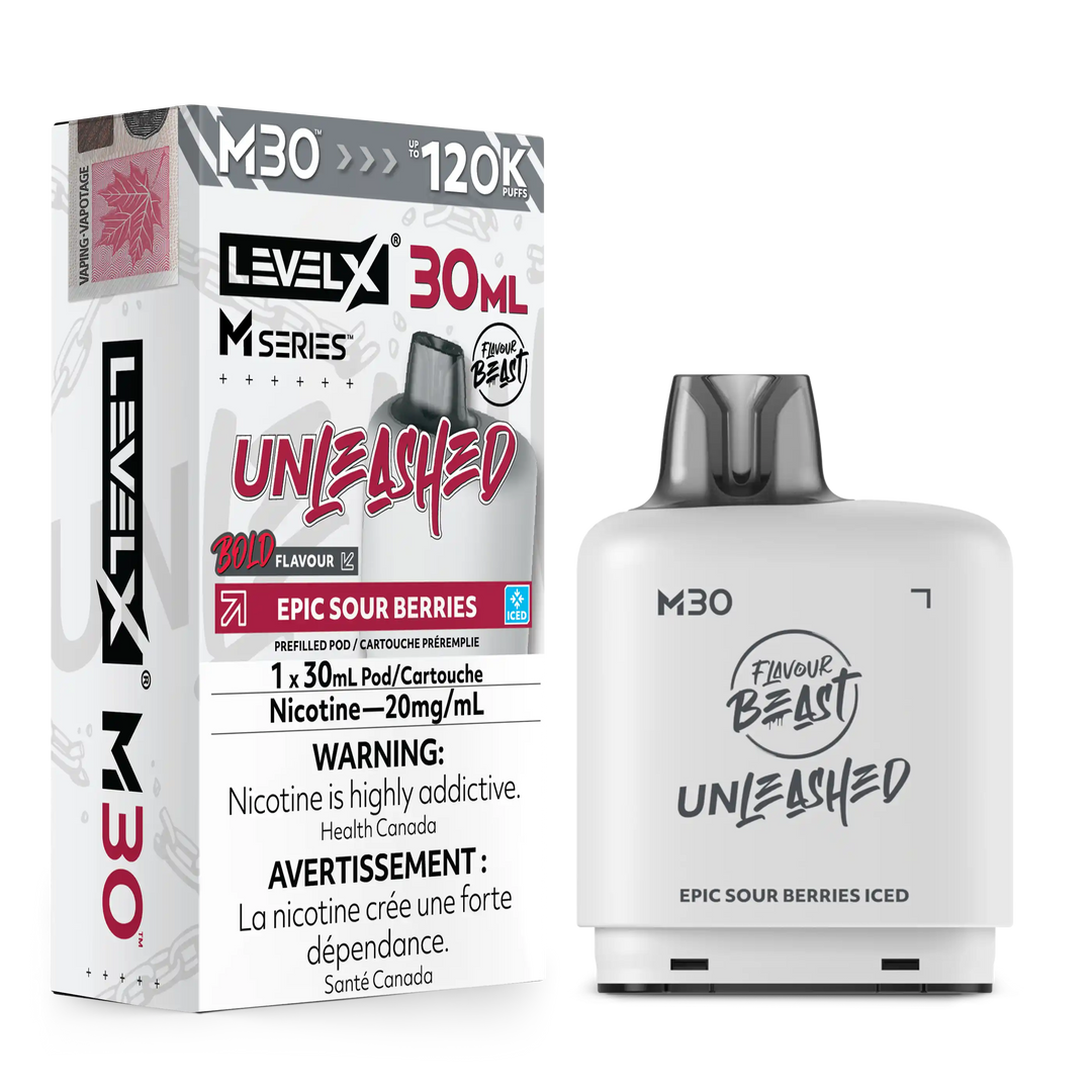 Epic Sour Berries Iced Level X M Series Pod 30mL 120K Pod