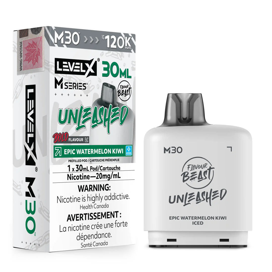 Epic Watermelon Kiwi Iced Level X M Series Pod 30mL 120K Pod