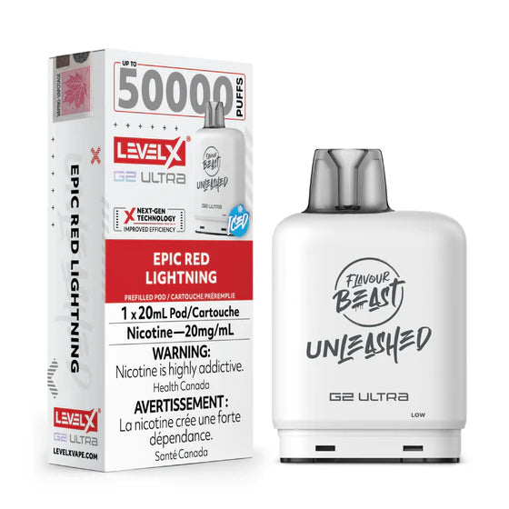 Level X - Ultra G2 Pods FB Unleashed (50k Puffs) (PROVINCIAL)