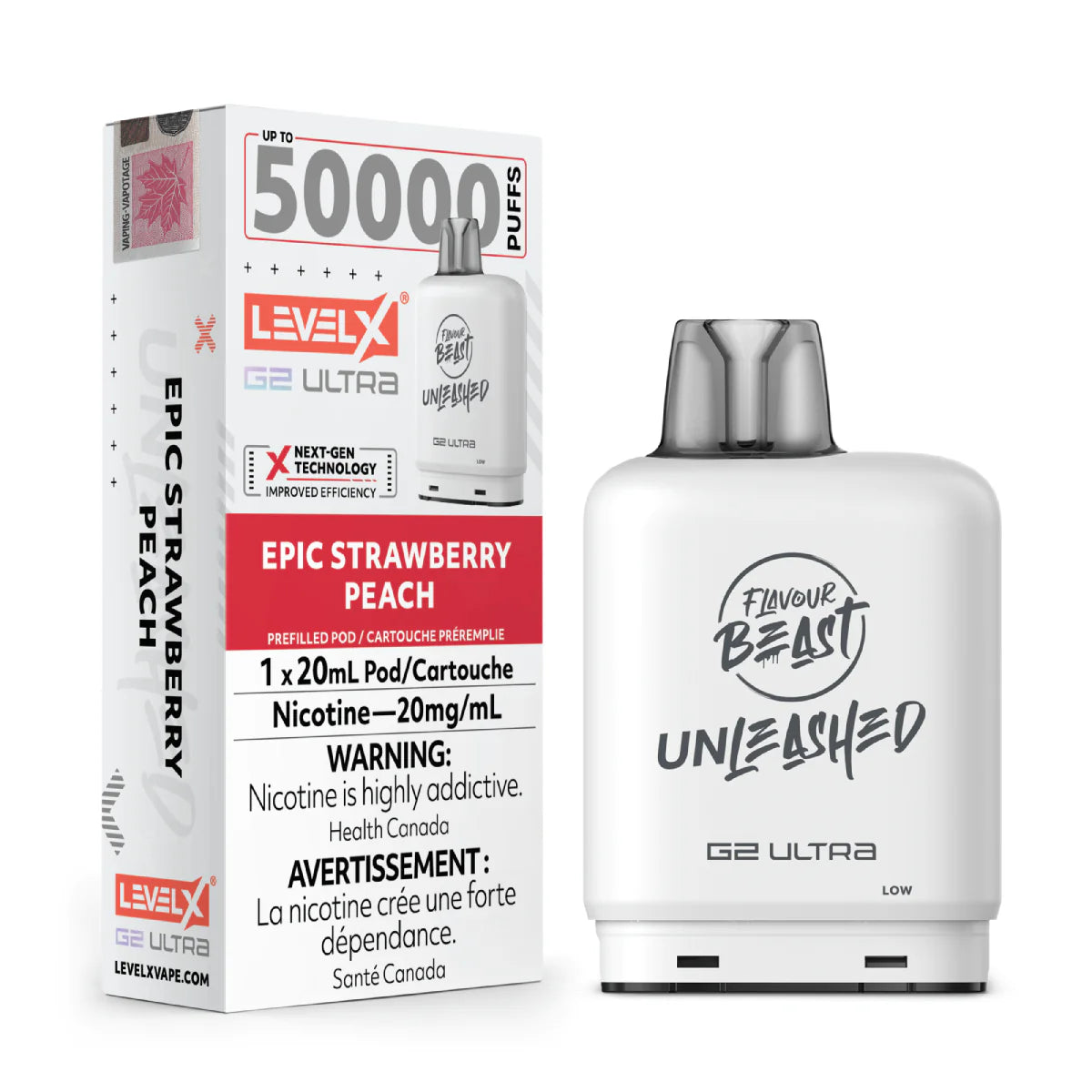 Level X - Ultra G2 Pods FB Unleashed (50k Puffs) (PROVINCIAL)