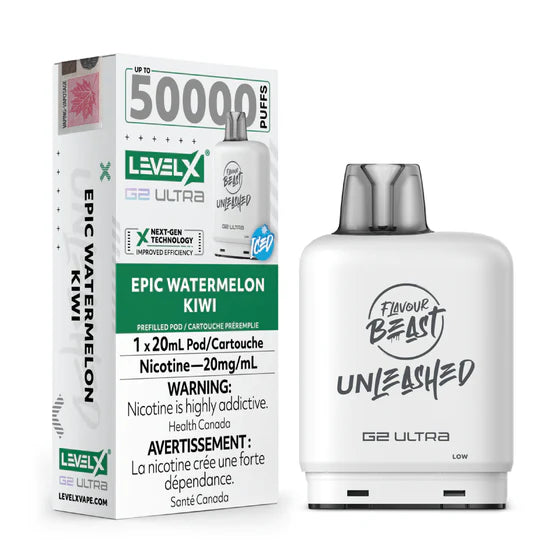 Level X - Ultra G2 Pods FB Unleashed (50k Puffs) (PROVINCIAL)