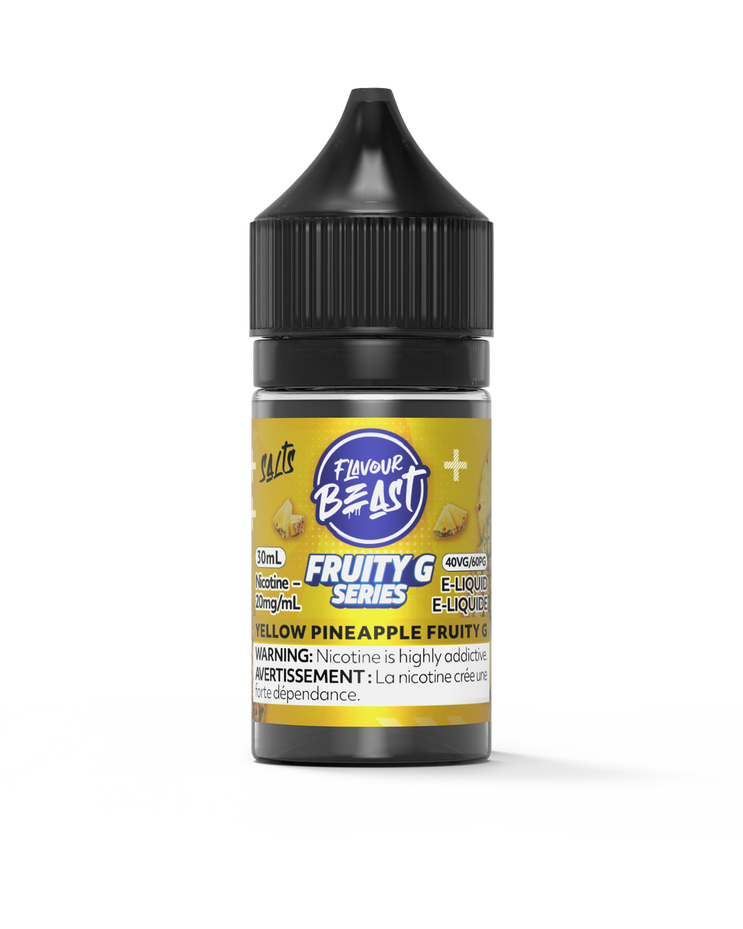 Yellow Pineapple Fruity G by Flavour Beast Salt - 30ml