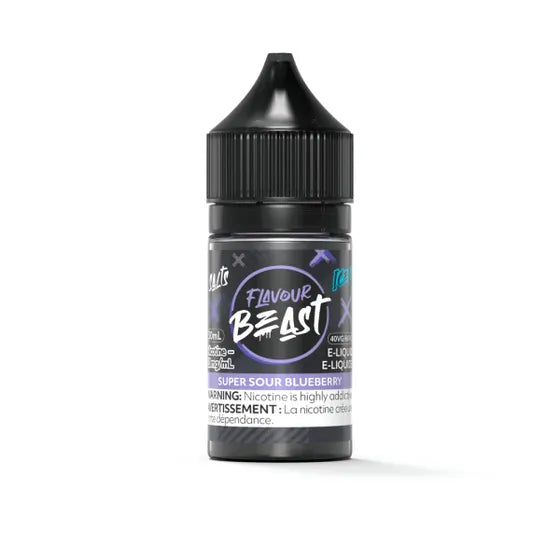 Flavour Beast Salt - Super Sour Bluebrry Iced (EXCISE TAXED)