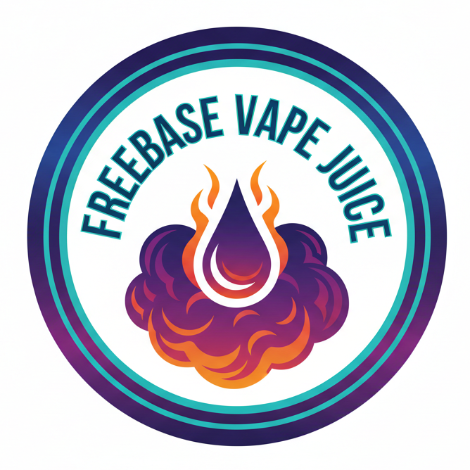 FREEBASE VAPE JUICE Rounded Logo White Background