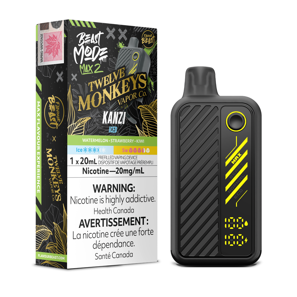 Flavour Beast Mode Max 2 – Cigarette électronique jetable (PROVINCIALE) (50 000 bouffées) 