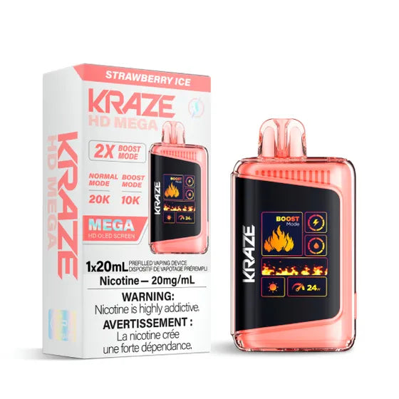 Kraze HD Mega - Disposable E-Cig (PROVINCIAL) (20k Puffs)