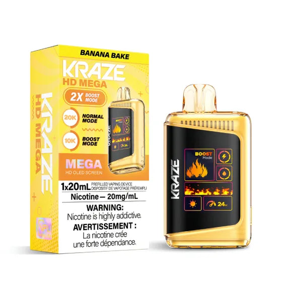 Kraze HD Mega - Disposable E-Cig (PROVINCIAL) (20k Puffs)