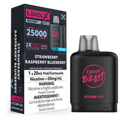 Level X - Flavour Beast Boost G2 Pods (25k puffs) (PROVINCIAL)