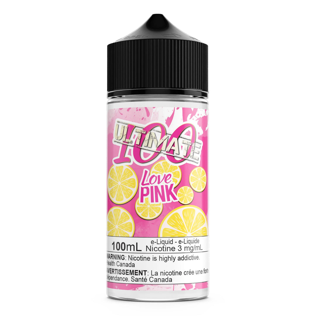 Love Pink by Ultimate 100 100mL e-liquid bottle
