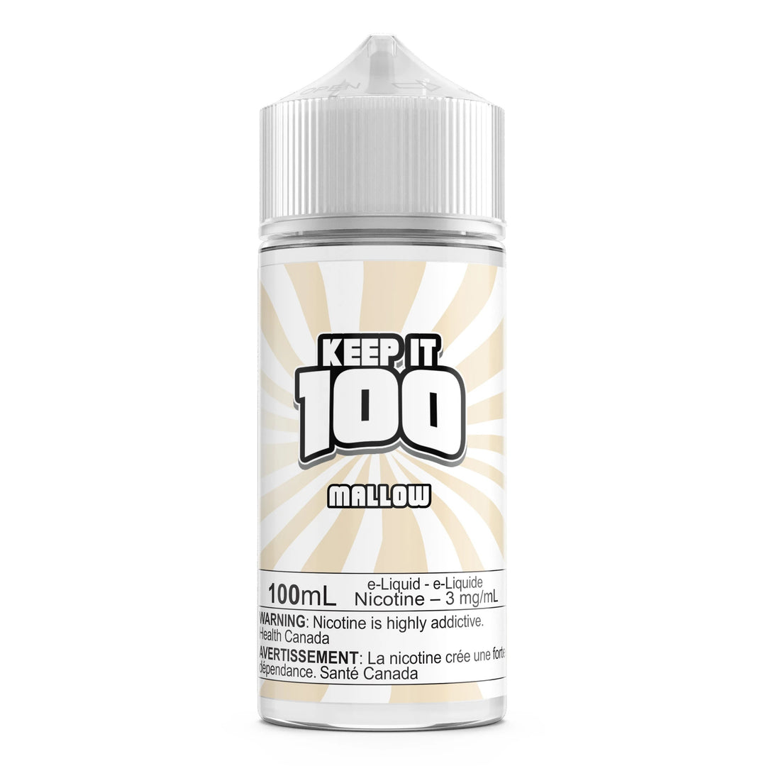Mallow by Keep It 100 100mL e-liquid bottle