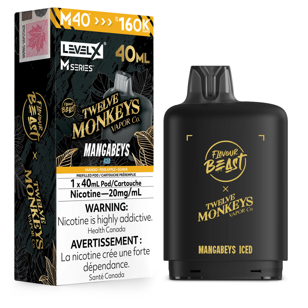 Mangabeys Iced Level X M Series Pod 40mL 160K Pod