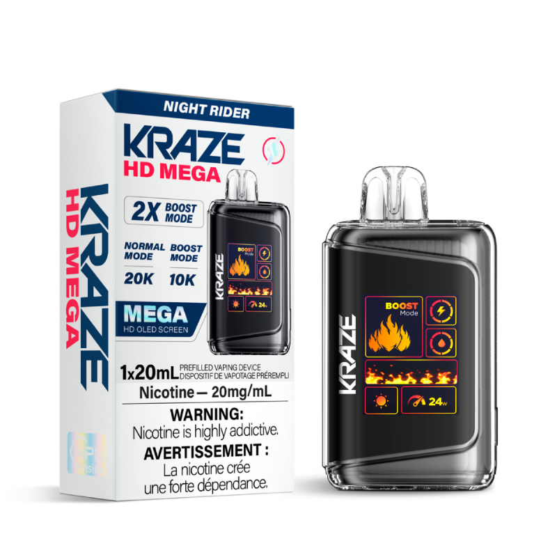 Kraze HD Mega - Disposable E-Cig (PROVINCIAL) (20k Puffs)