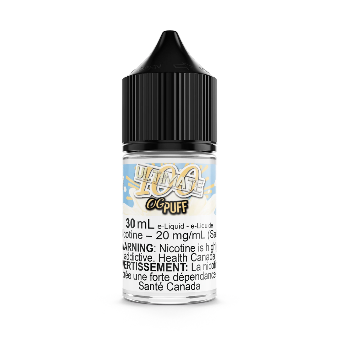 OG Puff by Ultimate 100 Salt 30mL e-liquid bottle