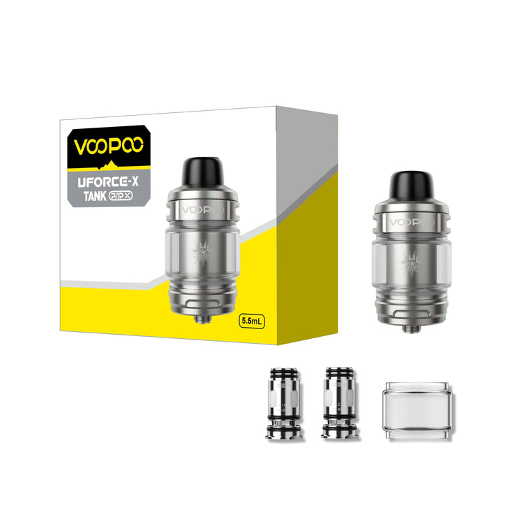 Voopoo UFORCE-X Tank 5.5mL [CRC] - Stainless Steel