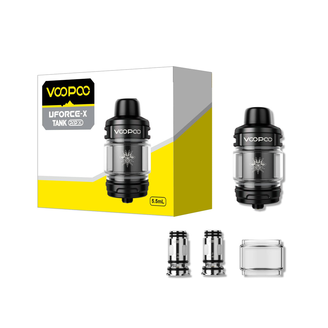 Voopoo UFORCE-X Tank 5.5mL [CRC] - Black