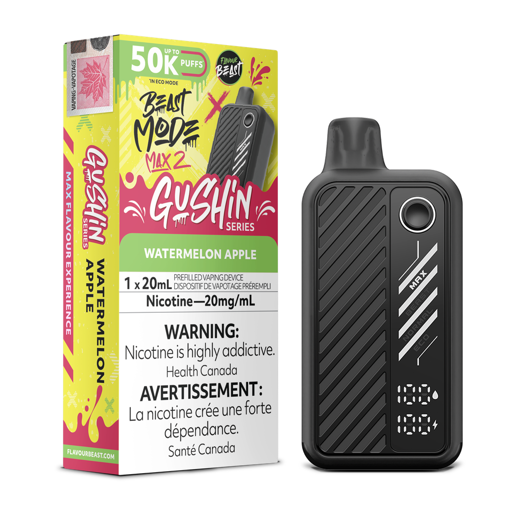 Flavour Beast Mode Max 2 – Cigarette électronique jetable (PROVINCIALE) (50 000 bouffées) 
