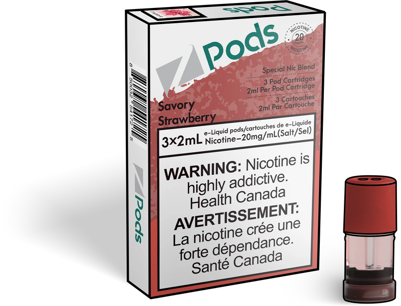 Z Pods - Fraise savoureuse (PROVINCIAL)