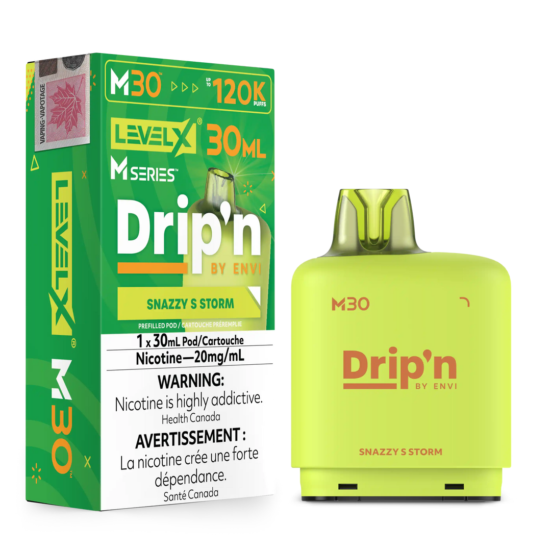 Snazzy S Storm Level X M Series Pod 30mL 120K Pod