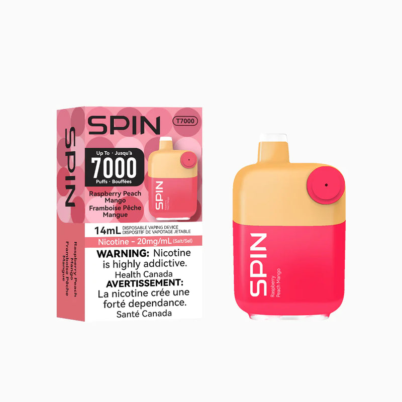 Spin T - Disposable E-Cig (EXCISE TAXED) (7000 Puffs)