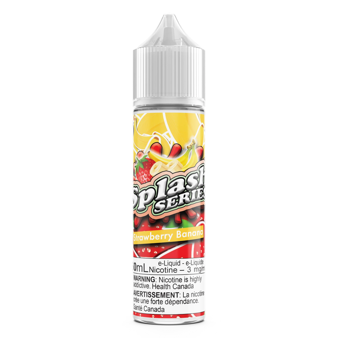 Splash Series Strawberry Banana by Vape Evasion 60mL e-liquid bottle
