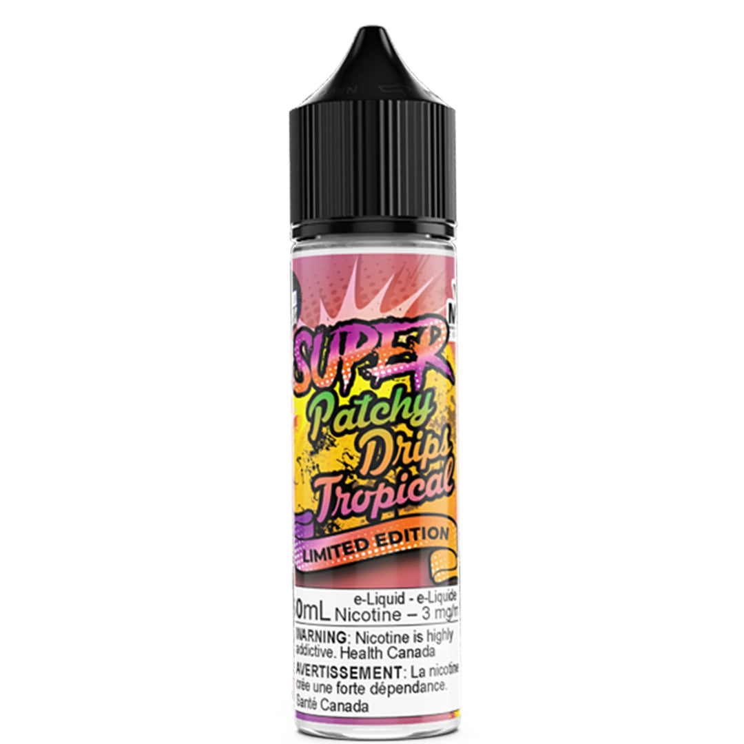 Super Patchy Drips Tropical by MBV 60mL e-liquid bottle