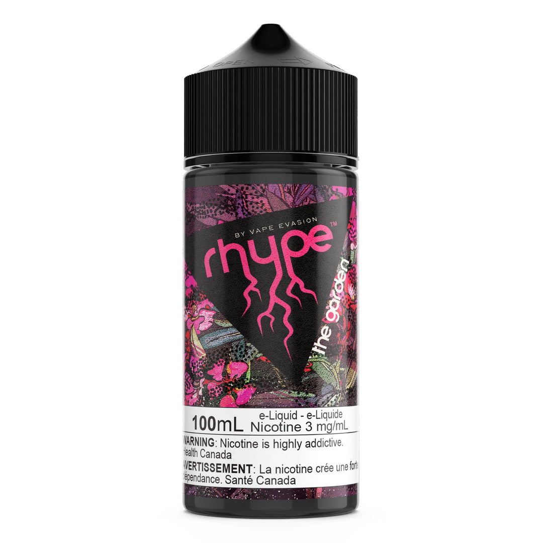 The Garden by Rhype 100mL e-liquid bottle