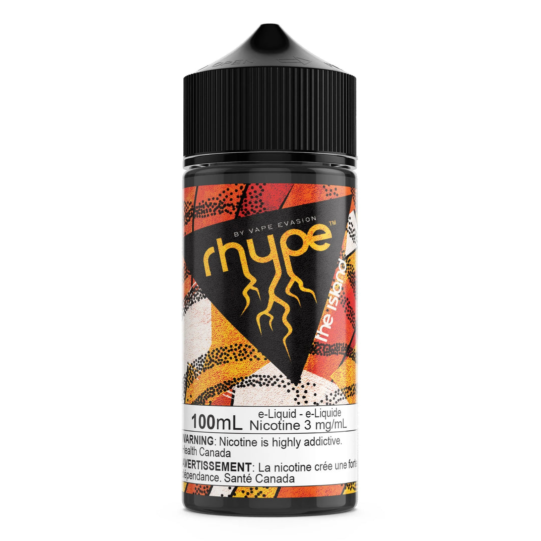 The Island by Rhype 100mL e-liquid bottle