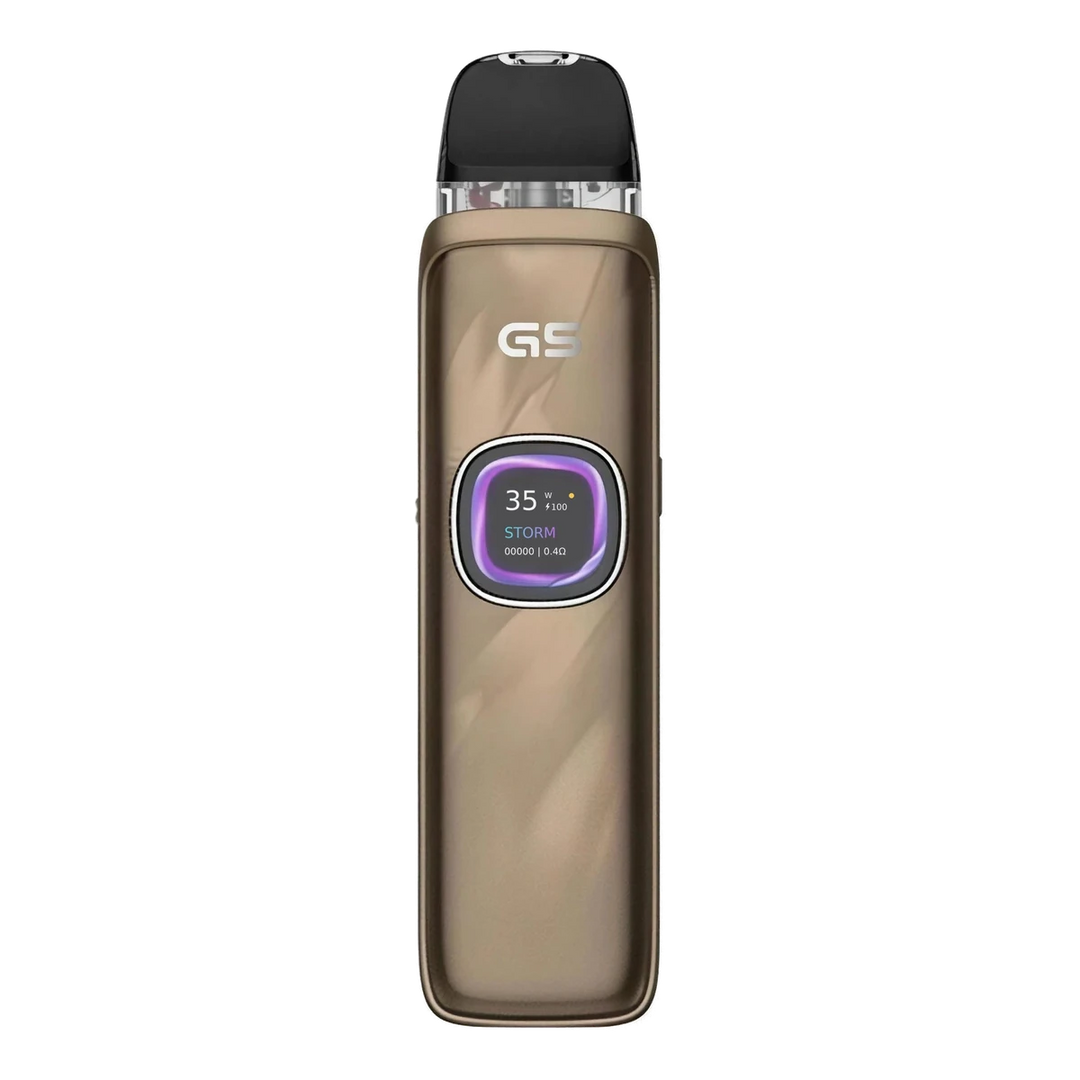 Uwell Caliburn G5 Open Pod Kit 2mL in Amber Gold.