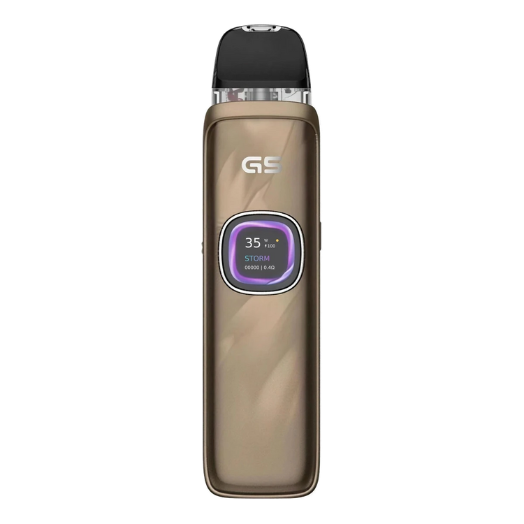 Uwell Caliburn G5 Open Pod Kit 2mL in Amber Gold.