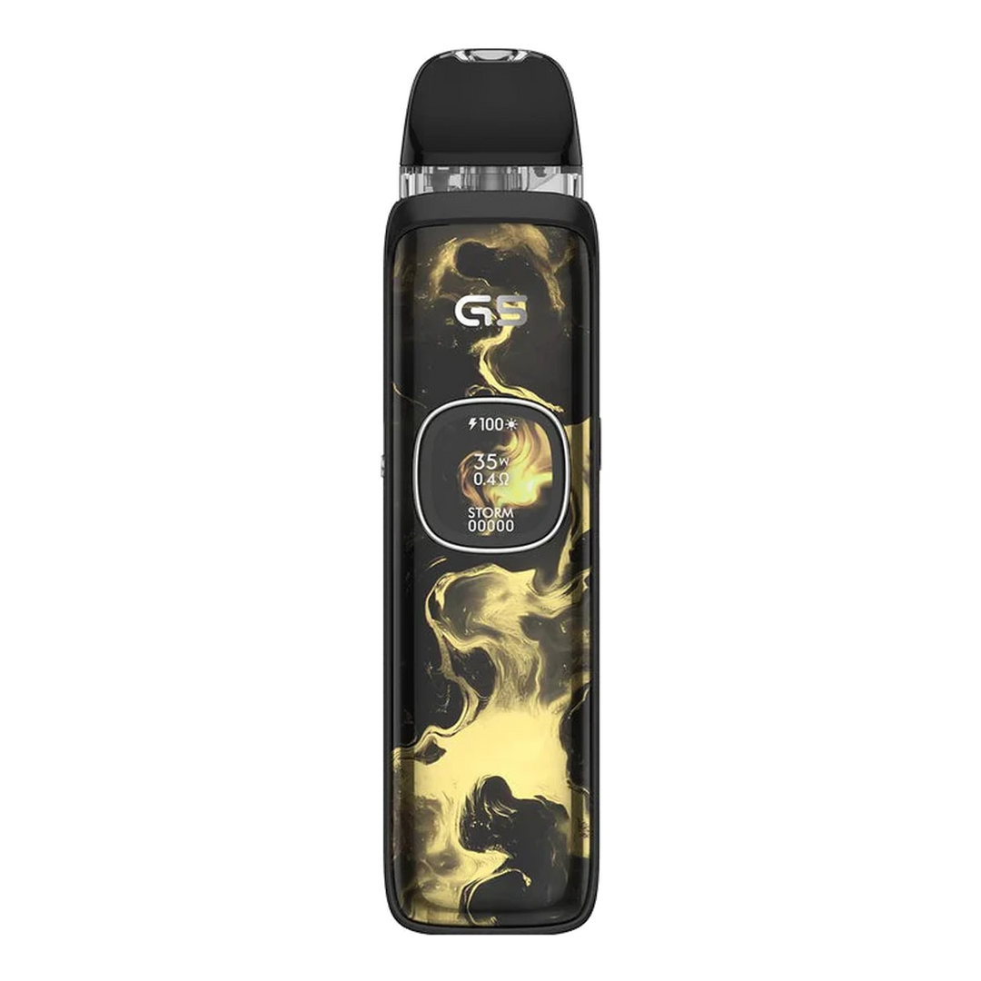 Uwell Caliburn G5 Open Pod Kit 2mL in Black Gold.