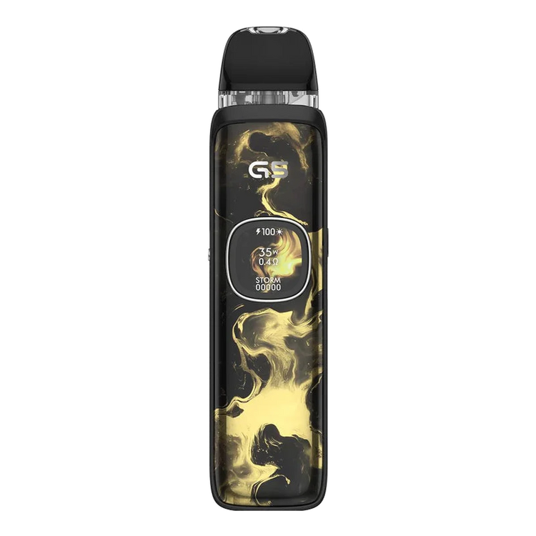 Uwell Caliburn G5 Open Pod Kit 2mL in Black Gold.