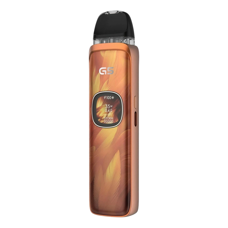 Uwell Caliburn G5 Open Pod Kit 2mL in Orange Feathers.