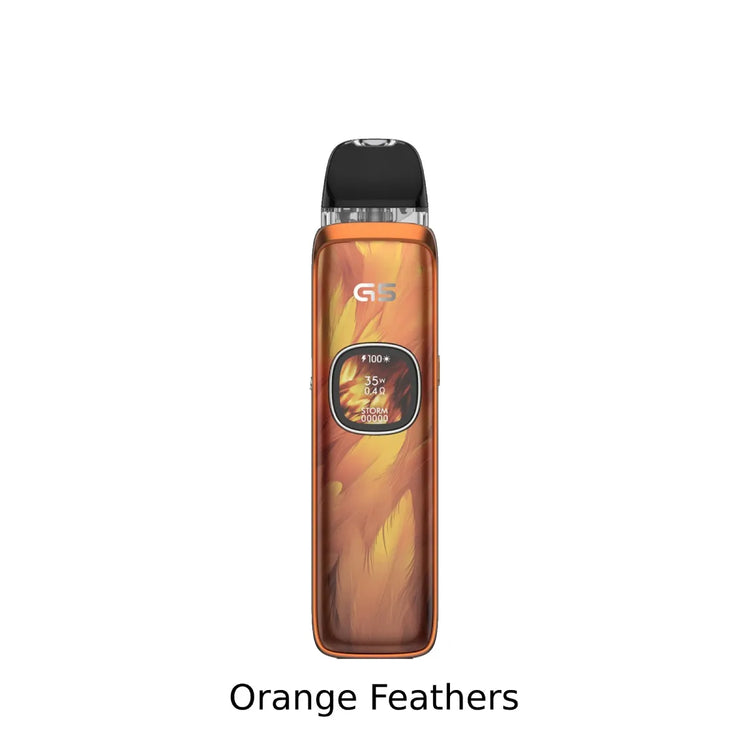 Uwell Caliburn G5 Open Pod Kit 2mL in Orange Feathers.