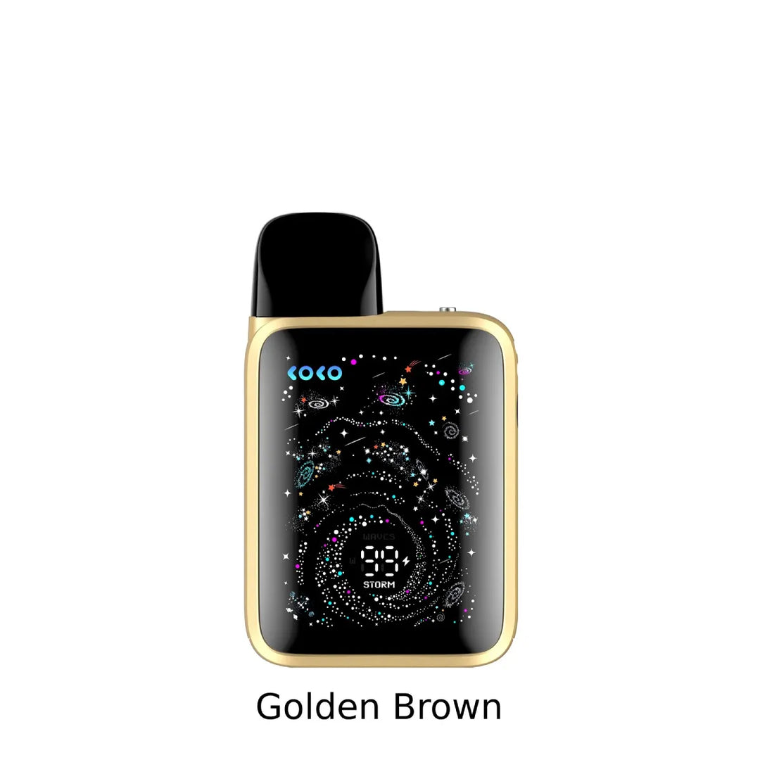 Uwell Caliburn G5 Koko Open Pod Kit 2mL in Golden Brown.