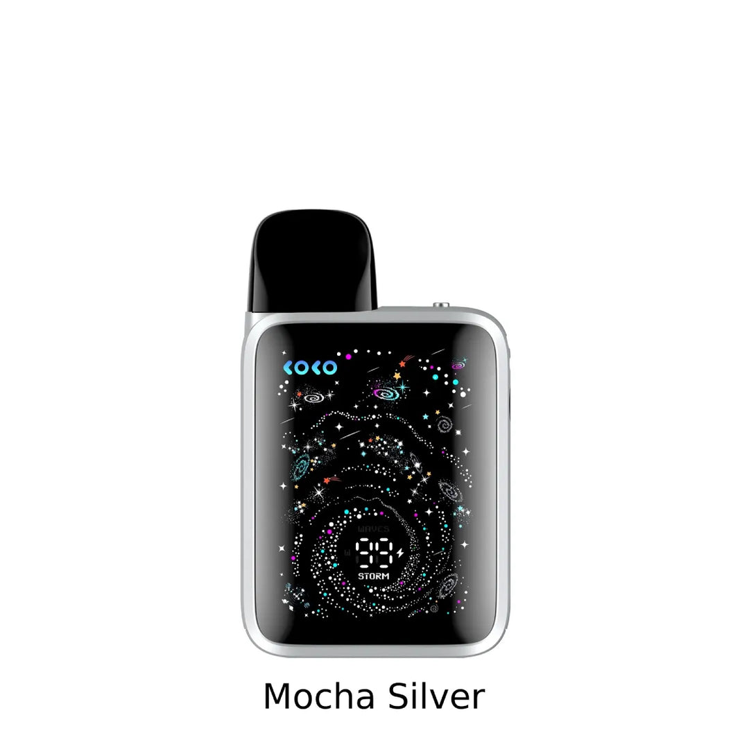 Uwell Caliburn G5 Koko Open Pod Kit 2mL in Mocha Silver.