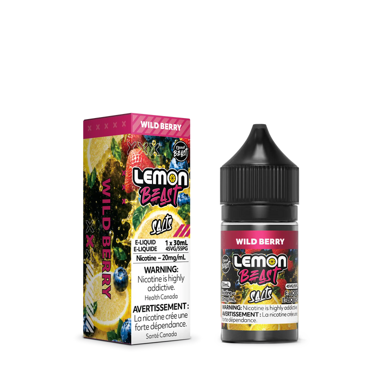 Wild Berry Lemon by Flavour Beast Lemon Beast Salt