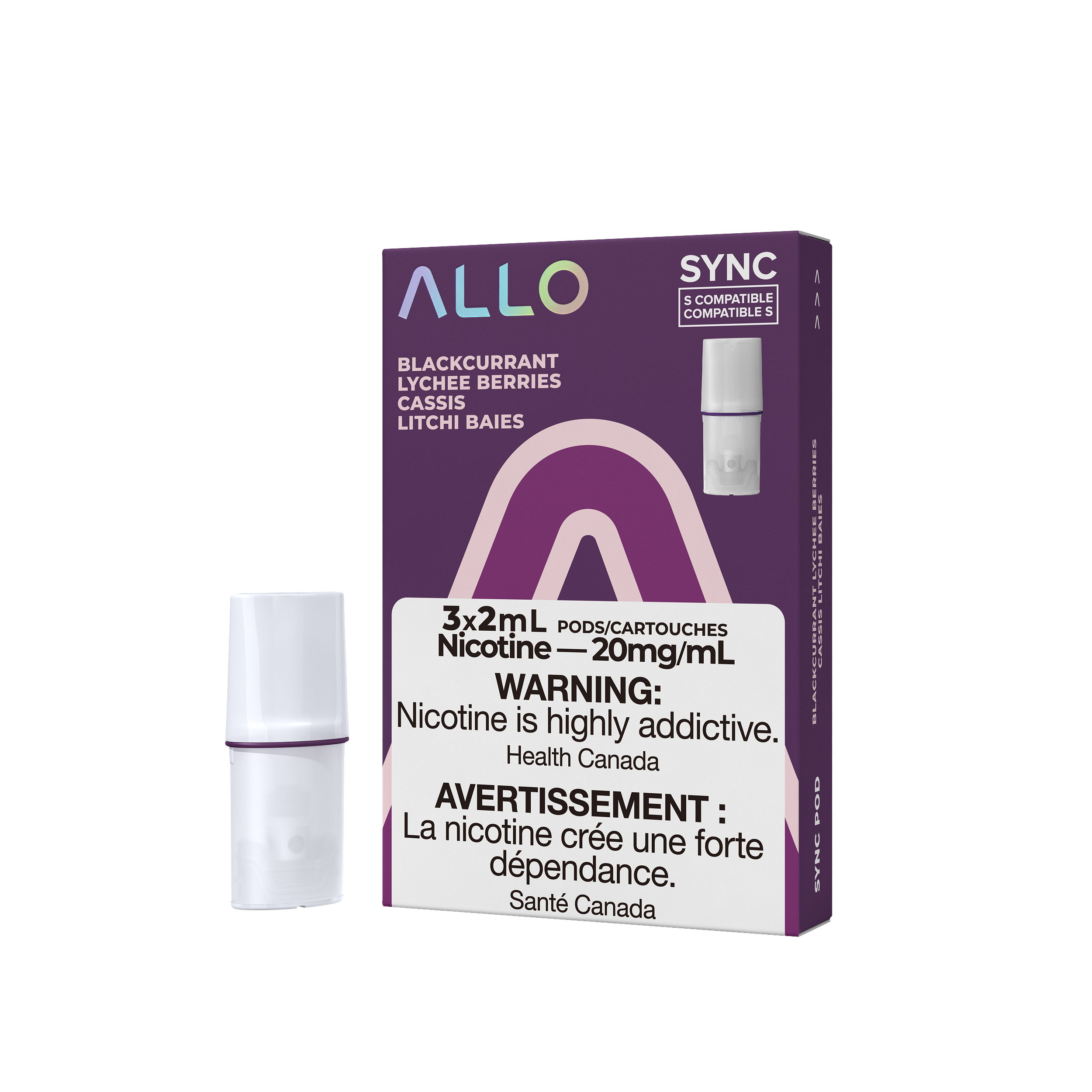 Allo Pods - Blackcurrant Lychee Berries (Compatible With STLTH) (FEDERAL)