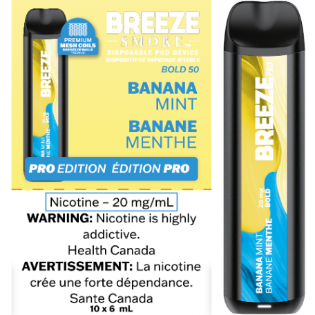Breeze Pro - Disposable E-Cig (2000 Puffs) (EXCISE TAXED)