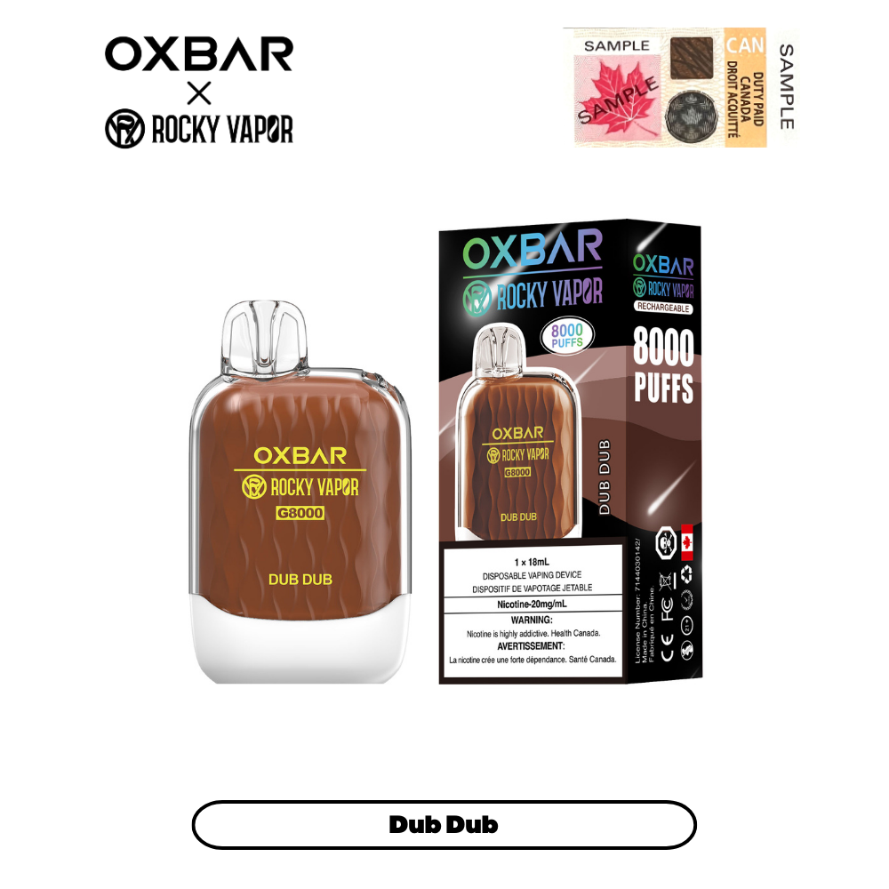 Oxbar G8000 - Disposable E-Cig (FEDERAL) (8000 Puffs)