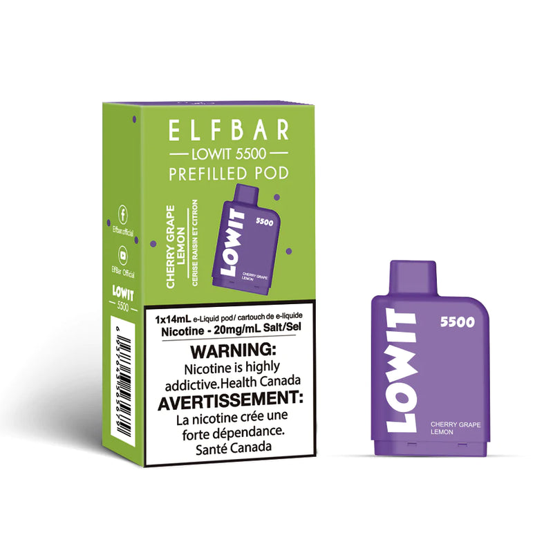 Elfbar - Lowit Pods (EXCISE TAXED) (5500 puffs)