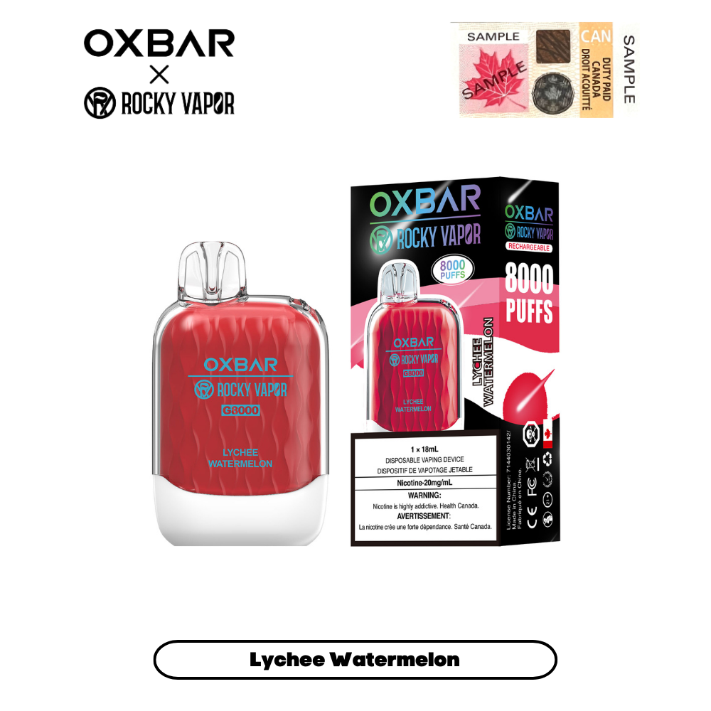 Oxbar G8000 - Disposable E-Cig (FEDERAL) (8000 Puffs)
