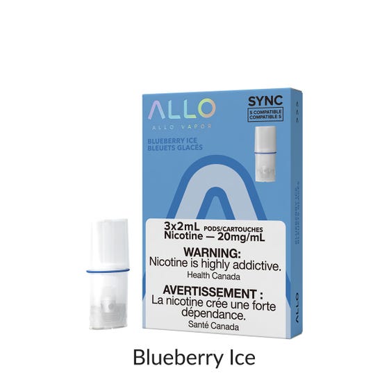 Allo Pods - Blueberry Ice (Compatible With STLTH) (EXCISE TAXED)