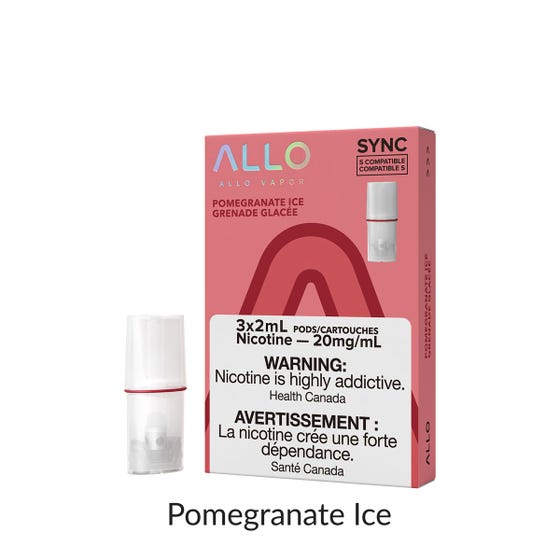 Allo Pods - Pomegranate Ice (Compatible With STLTH) (EXCISE TAXED)