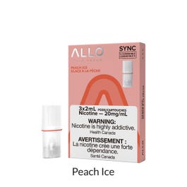Allo Pods - Peach Ice (Compatible With STLTH) (EXCISE TAXED)
