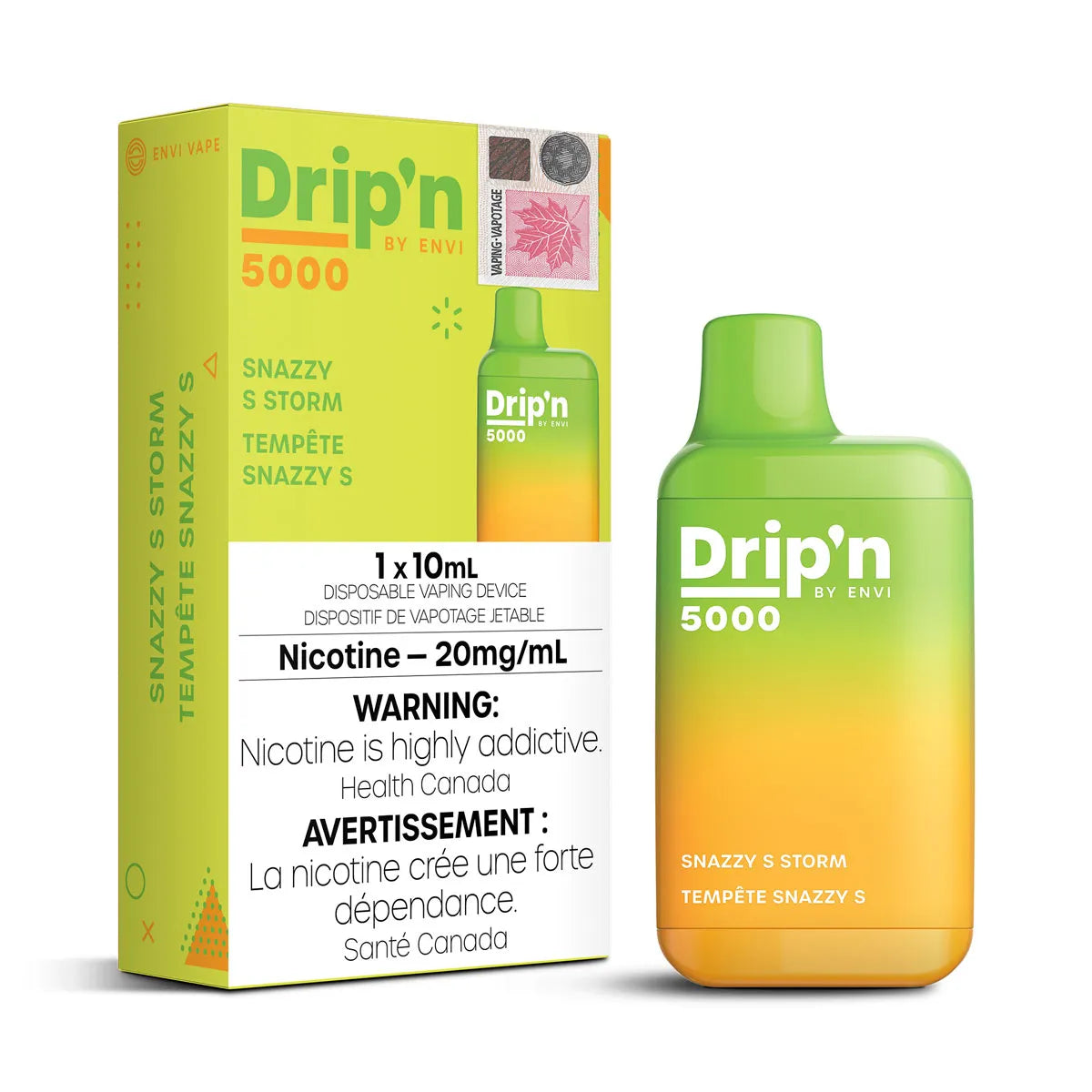 Drip'n By Envi - Disposable E-Cig (5000 Puffs) (FEDERAL)