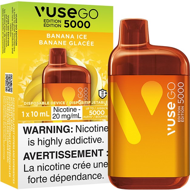 Vuse GO 5000 - Cigarette électronique jetable (5000 bouffées) (FÉDÉRAL)