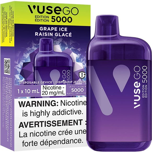 Vuse GO 5000 - Cigarette électronique jetable (5000 bouffées) (FÉDÉRAL)